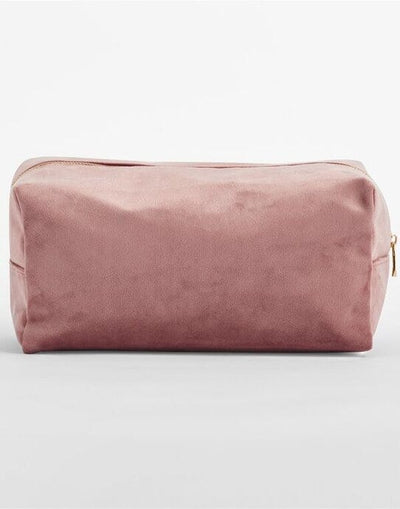 Bagbase BG716 Velvet Toiletry/Accessory Case - Rose Quartz