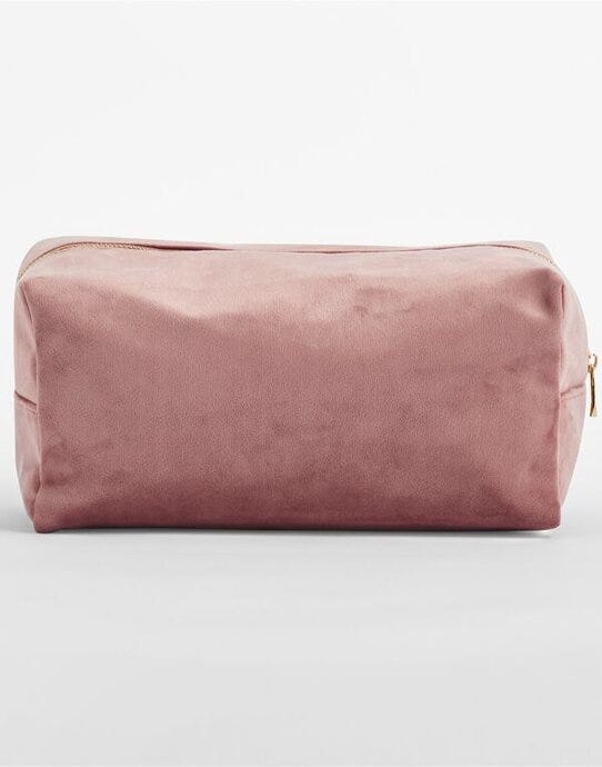 Bagbase BG716 Velvet Toiletry/Accessory Case - Rose Quartz