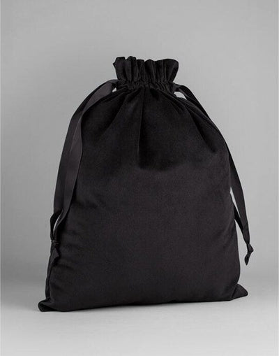 Bagbase BG718 Velvet Gift Bag - Black Onyx