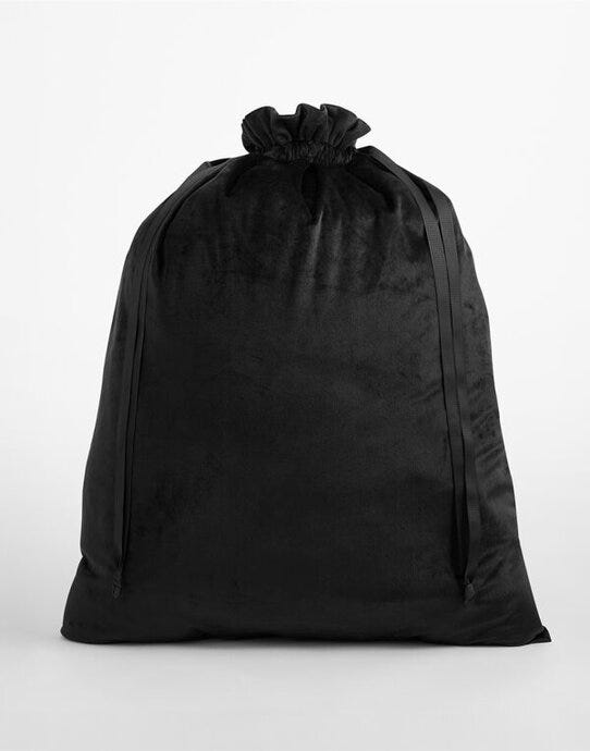 Bagbase BG718 Velvet Gift Bag - Black Onyx