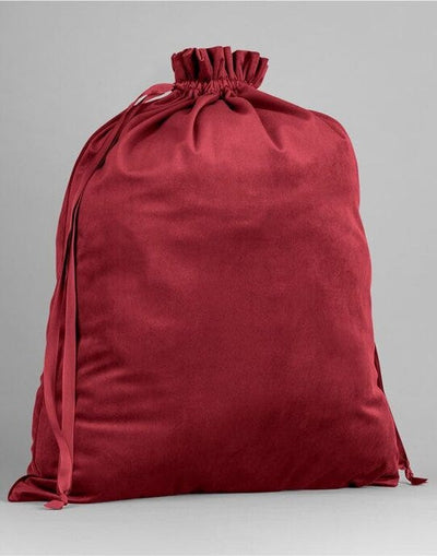 Bagbase BG718 Velvet Gift Bag - Ruby Red
