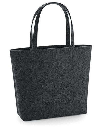 Bagbase BG721 Felt Shopper - Charcoal Melange