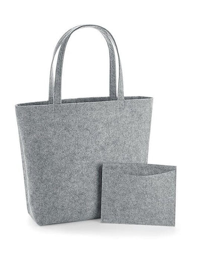 Bagbase BG721 Felt Shopper - Grey Melange