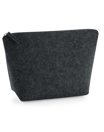 Bagbase BG724 Felt Accessory Bag - Charcoal Melange
