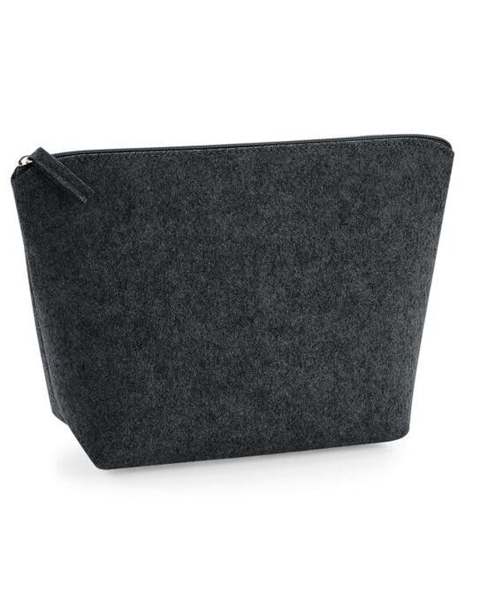 Bagbase BG724 Felt Accessory Bag - Charcoal Melange