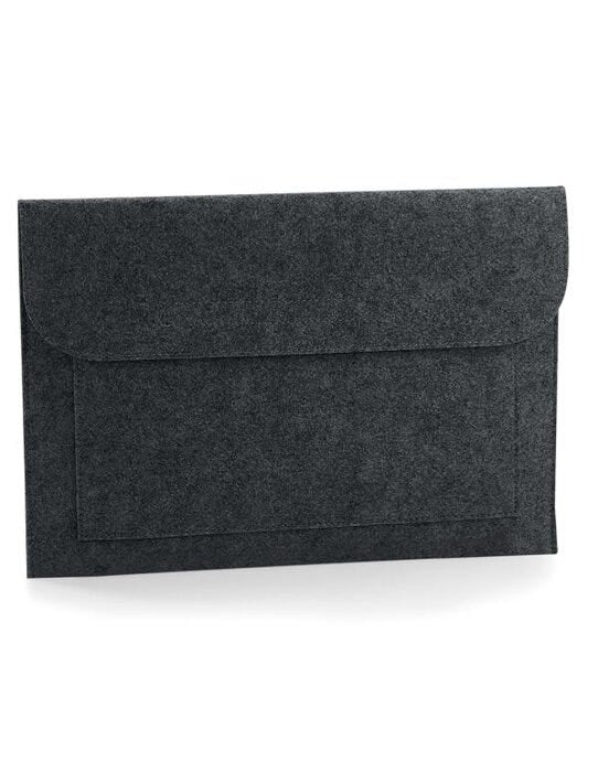 Bagbase BG726 Felt Laptop/ Document Slip - Charcoal Melange