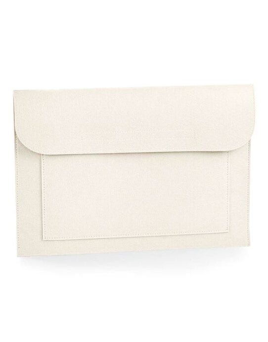 Bagbase BG726 Felt Laptop/ Document Slip - Soft White