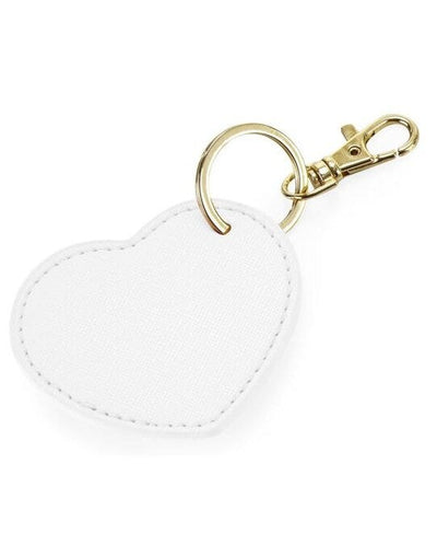 Bagbase BG746 Boutique Heart Key Clip - Soft White