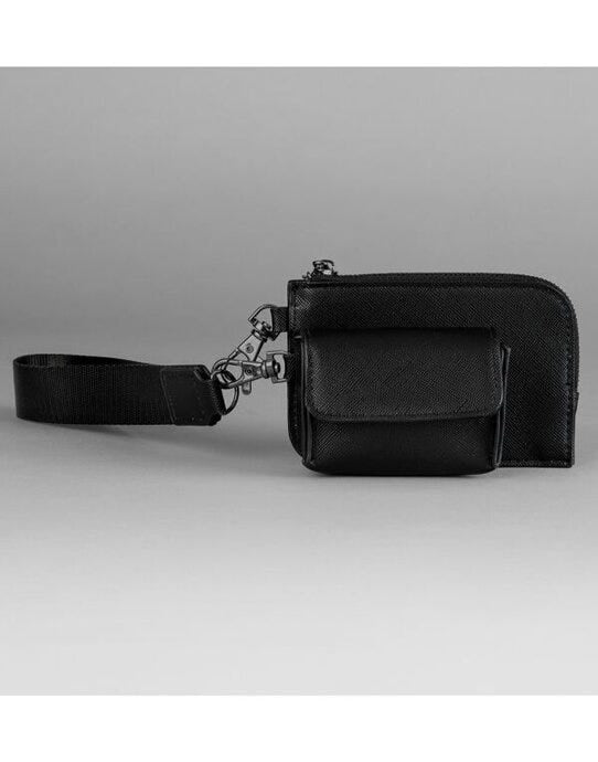 Bagbase BG748 Boutique Pouch Wristlet - Black/Black