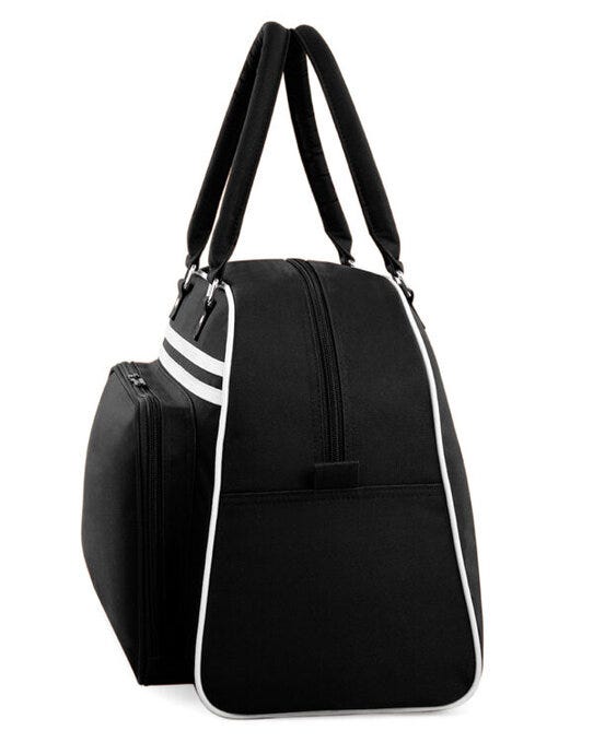 Bagbase BG75 Retro Bowling Bag - Black/White