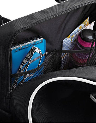 Bagbase BG75 Retro Bowling Bag - Black/White