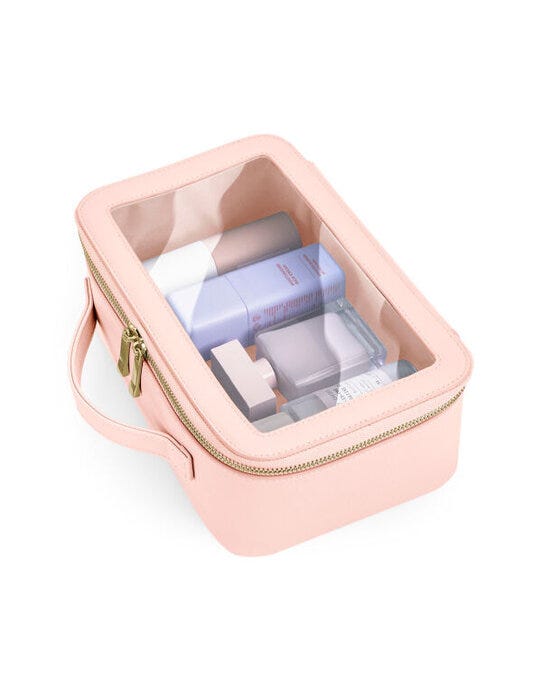 Bagbase BG764 Boutique Clear Travel Case - Soft Pink