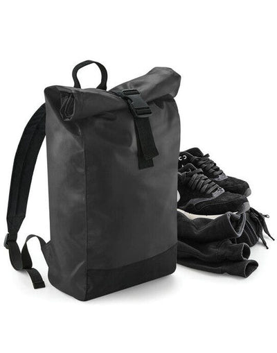 Bagbase BG815 Tarp Roll-Top Backpack - Black