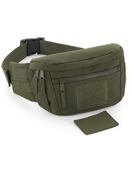 Bagbase BG842 Molle Utility Waistpack - Military Green