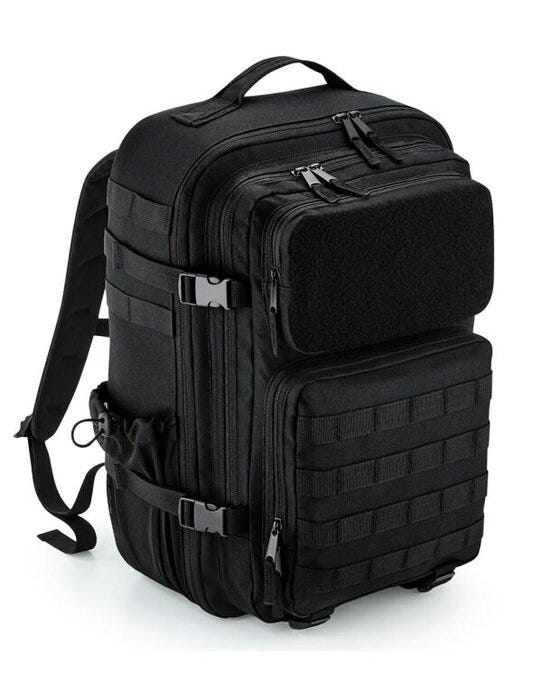 Bagbase BG850 Molle Tactical 35L Backpack - Black