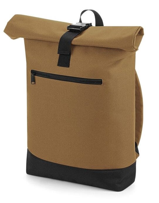 Bagbase BG855 Roll-Top Backpack - Caramel
