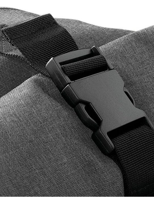 Bagbase BG855 Roll-Top Backpack - Grey Marl/Black