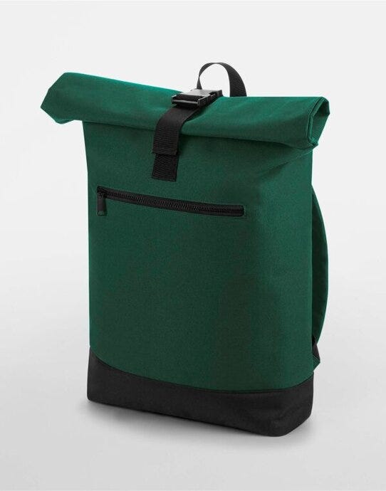 Bagbase BG855 Roll-Top Backpack - Bottle Green