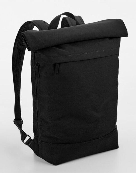 Bagbase BG870 Simplicity Roll Top Backpack - Black