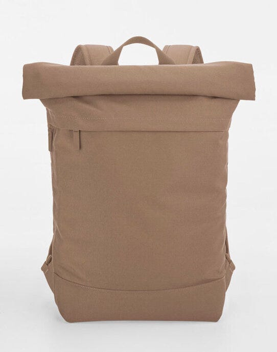 Bagbase BG870 Simplicity Roll Top Backpack - Hazelnut