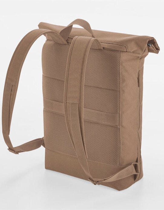 Bagbase BG870 Simplicity Roll Top Backpack - Hazelnut