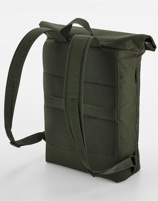 Bagbase BG870 Simplicity Roll Top Backpack - Pine Green