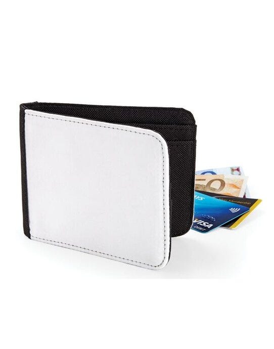 Bagbase BG940 Sublimation Wallet - Black