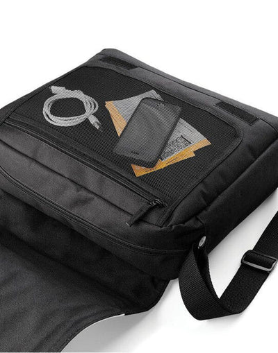 Bagbase BG965 Sublimation Messenger Bag - Black