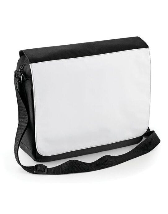 Bagbase BG965 Sublimation Messenger Bag - Black