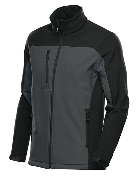 Stormtech BHS-3 Mens Cascades Softshell - Dolphin/Black