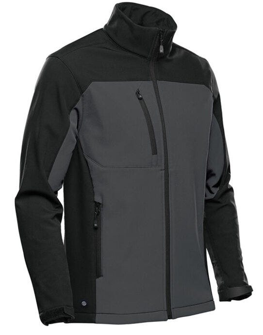Stormtech BHS-3 Mens Cascades Softshell - Dolphin/Black