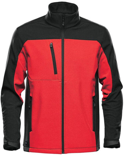 Stormtech BHS-3 Mens Cascades Softshell - Red/Black