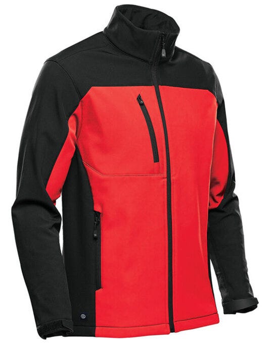 Stormtech BHS-3 Mens Cascades Softshell - Red/Black
