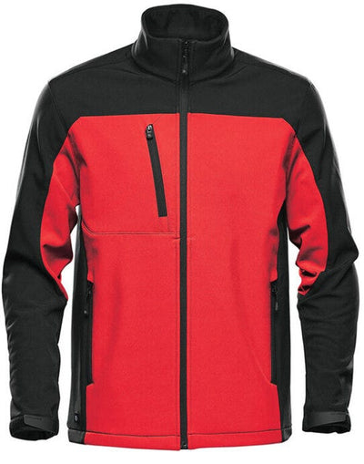 Stormtech BHS-3 Mens Cascades Softshell - Red/Black