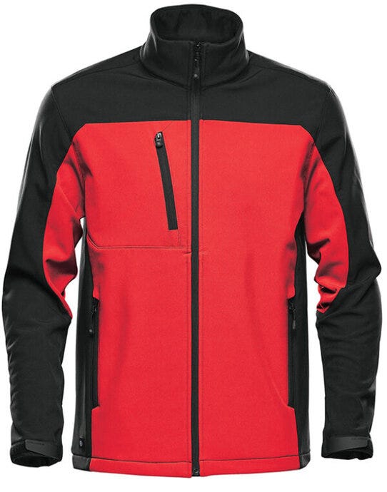 Stormtech BHS-3 Mens Cascades Softshell - Red/Black