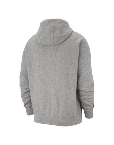 Nike BV2654 Sportswear Club Hoodie - Dark Grey Heather/Matte Silver/White