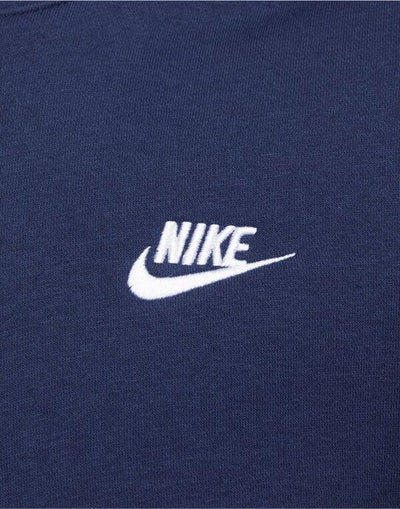 Nike BV2654 Sportswear Club Hoodie - Midnight Navy/Midnight Navy/White
