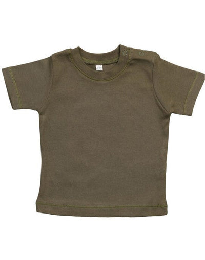 Babybugz BZ02 Baby T - Organic Camouflage Green
