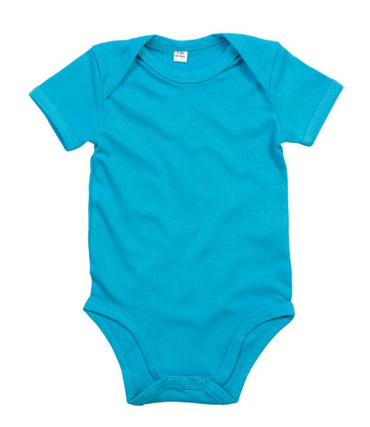 Babybugz BZ10 Surf Blue plain Baby Bodysuit