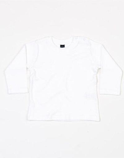 Babybugz BZ11 Baby Long Sleeve T - White