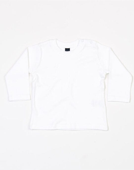 Babybugz BZ11 Baby Long Sleeve T - White