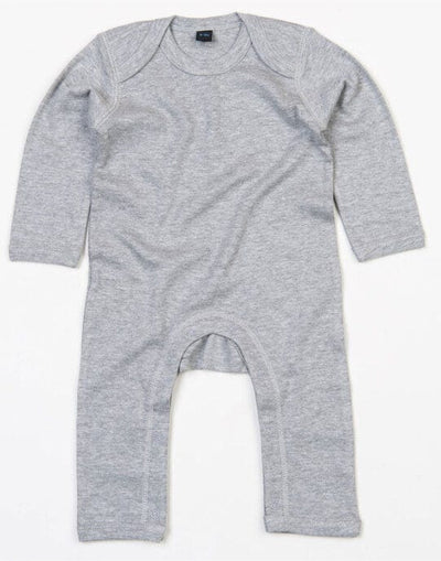 Babybugz BZ13 Baby Rompasuit - Heather Grey Melange
