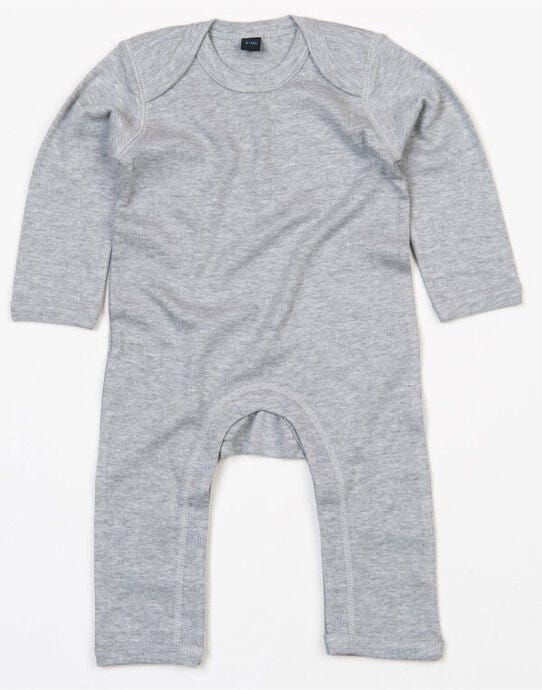 Babybugz BZ13 Baby Rompasuit - Heather Grey Melange