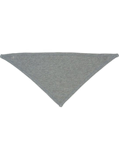 Babybugz BZ23 Bandana Bib - White/Heather Grey