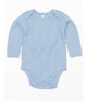 Babybugz BZ30 Dusty Blue plain Long Sleeve Baby Bodysuit