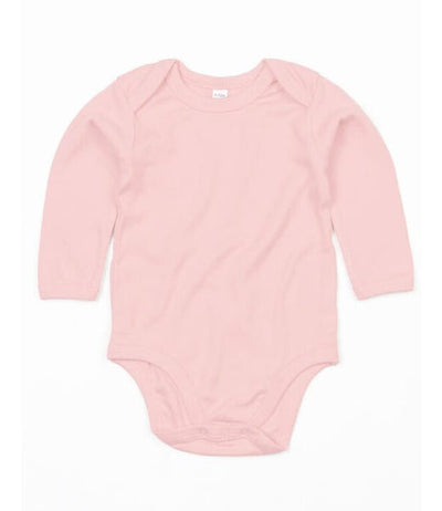Babybugz BZ30 Powder Pink plain Long Sleeve Baby Bodysuit