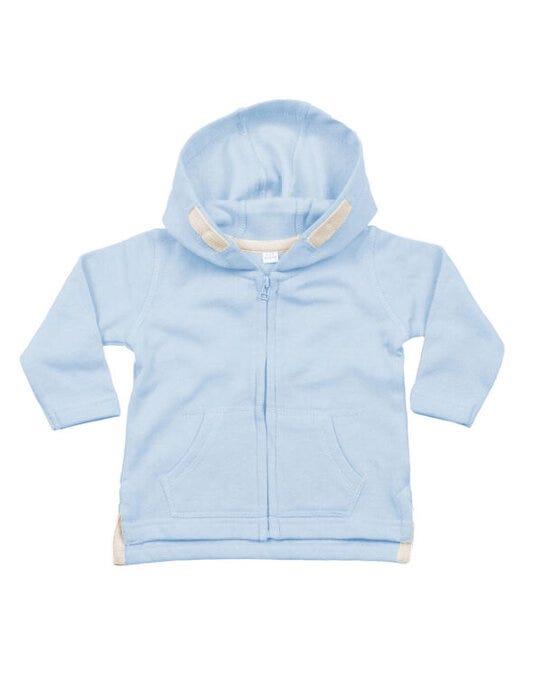 Babybugz BZ32 Baby Hoodie - Dusty Blue