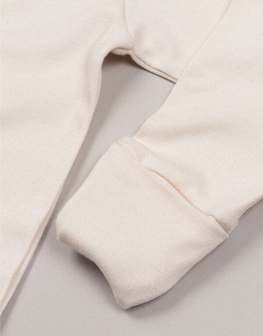 Babybugz BZ35 Organic Sleepsuit with Mitts - Organic Natural