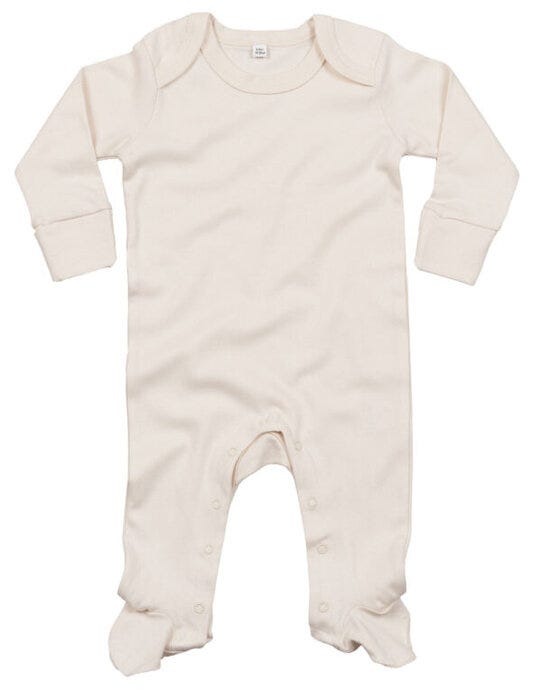 Babybugz BZ35 Organic Sleepsuit with Mitts - Organic Natural