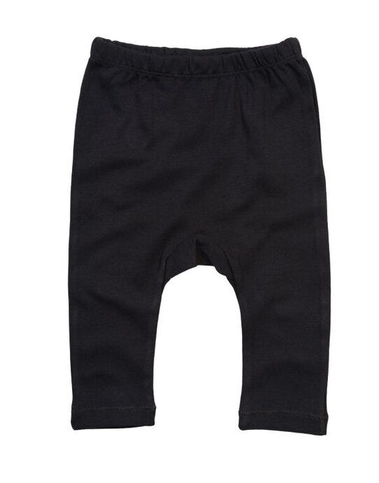 Babybugz BZ49 Baby Plain Leggings - Black